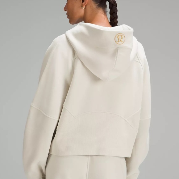 Scuba Oversized Half-Zip Hoodie gold label